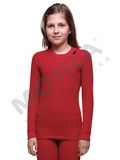 Detské tričko MOIRA MONO - farba červená